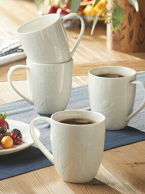 Wildflower Coffee Mugs (4) 10118
